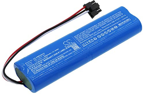 TECHTEK Battery 2600mAh compatible with [Haier] JX37 Sweeper, for [Proscenic] LDS M7, LDS M7 M6 Pro, M6 Pro, for [Xiaomi] Mi Robot Vacuum Mop P, Mijia 2, Mop 2S, 3C, SKV4109GL, STYTJ02YM, V-R FBA