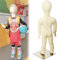 Schaufensterpuppe Kind Kinderschaufensterpuppe Ganzkörper 10 12 14 Jahre Alt, Stehend/Nähend Kinderpuppe Bewegliche Schneiderpuppe Torso Schaufensterpuppen Mit Sockel Und Kopf(Age 13 - H 149cm(58 5/7I