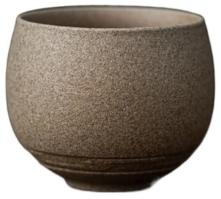 pipisweet Tazza da tè in gres porcellanato fatto a mano in stile giapponese, set da tè Kung Fu, tazza da tè piccola, tazza singola in stile antico, tazza da tè tranquilla (stile 05)