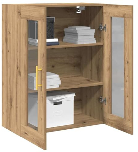 vidaXL Wandschrank Artisan-Eiche 69,5 x 34 x 90 cm Holzwerkstoff | Betont moderne und schlanke Ästhetik, Bietet ausreichend Platz für Essentials mit verstellbaren Regalen,