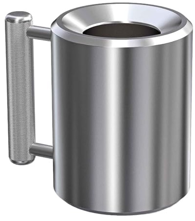 Gobelet Lourd | Mug à Bière en Forme d'Haltère,Bouteille Métallique Portable pour Bière Eau et Boissons - Idéal Fitness Randonnée Travail Extérieur