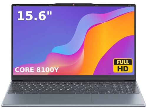 OTVOC - 15.6 Win 11, Core-M3 8100Y Laptop, Up to 3.4GHz, 4GB RAM, Upgrade up to 16GB, 128GB SSD, Extend up to 2TB, 15.6 FHD IPS 1920x1080, 2MP Webcam