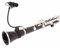 Pronomic SET MCM-100K Clipmikrofon mit Halter (Kondensator Mikrofon, Schwanenhals, Universal Klettbandhalter bis 5 cm Durchmesser, Phantomspeisung, XLR Adapter, Case) schwarz