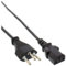 InLine 16651R Netzkabel, Netzstecker Schweiz auf Kaltgerätestecker C13, 1,0m