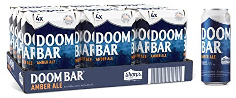 Sharp's Doom Bar Amber Ale Beer 24 x 500 ml (cans) (Packaging may vary)