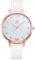 SHENGKE Damen Armbanduhr Kreative Frauen Uhren Marke Uhr Frauen Mesh Kleid Uhr Echtes Leder(K0056L-Rosegold-Shell Dial)