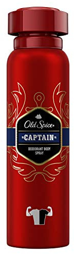 Old Spice Captain Deodorant Bodyspray | 150ml | Deo Spray Ohne Aluminium Für Männer | Männer Deo Mit Langanhaltendem Duft