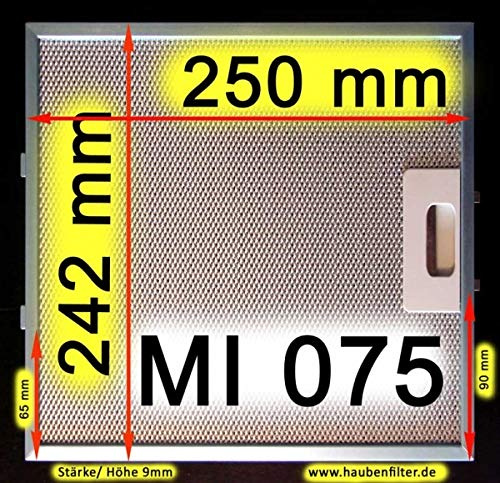 Metall-Fettfilter 250 x 242 (MI075)