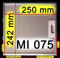 Metall-Fettfilter 250 x 242 (MI075)
