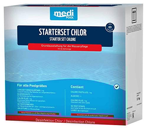 mediPOOL 5 in 1 Starter Set Chlor