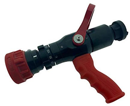 MBS-FIRE - Brandschutzfachhandel Hohlstrahlrohr 150l/min DIN EN 15182-2 Kategorie 3 Storz D, Stahl, Rot, 1 Stück