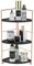 kaileyouxiangongsi 3-Tier Bathroom Countertop Organizer,Vanity Tray Cosmetic & Makeup Storage,Kitchen Spice Rack Standing Shelf,Corner Storage Shelf,Rose Gold&Black