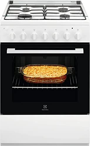 Electrolux LKK600000W - Cucina a gas con forno elettrico Classe A 60x60 cm Bianco