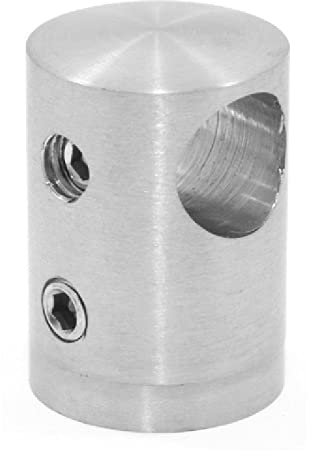 Cosch Edelstahl Premium Querstabhalter Edelstahl Ø 22 mm für 12 mm Rundstäbe Stabhalter Relinghalter Traversenhalter Ø 48,3 mm 1 Stück