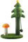 Weihnachtsbaum Kratzbaum Katzenbaum 23 Zoll Hoher Kratzbaum mit natürlichem Sisalseil Langlebiger Vertikaler Katzenkratzbaum Geeignet für erwachsene Katzen und Kätzchen