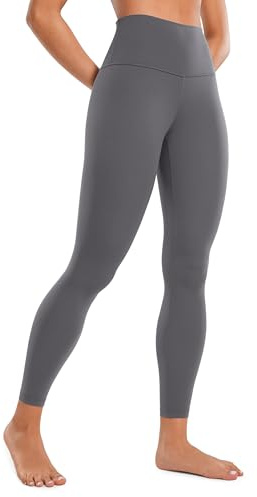 CRZ YOGA Women's Butterluxe Yoga Leggings 25'' - High Waisted Workout Gym Leggings Buttery Soft Yoga Pants Dark Carbon 8