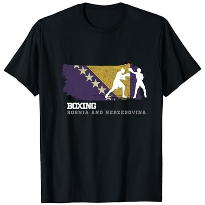 Boxen Bosnien & Herzegowina Combat Sports Fighter Boxen T-Shirt