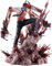 LICHOO Chainsaw Man Denji Anime Action Figure 28cm Character Collectible Model Statue Toys PVC Figures Desktop Ornaments Festive Gifts