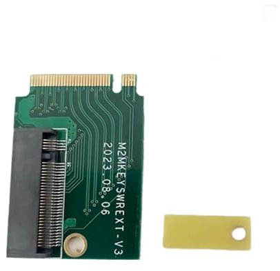 PCIE4.0 Transfer Board for Rog Ally SSD Memory Card Adapter Converter Transfer Card 90° M2 Transfercard for Rog Ally Handheld Board Accessories (Short 4layer PCIE4.0)