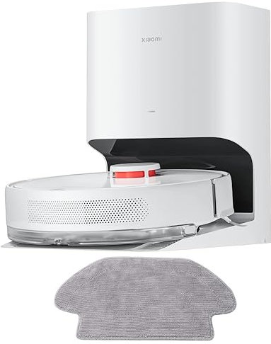 Xiaomi Saugroboter X10+, weiß, automatische Staubsammlung, Saugleistung bis zu 4000 Pa, automatische Reinigung der Wischtücher, 2 Stunden Akkulaufzeit, Bürste inklusive [Exklusiv bei Amazon]