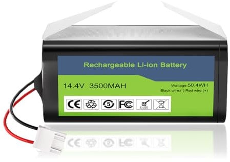 TQTHL 14.4V 3500mAh Replacement Battery Compatible with Ecovacs Deebot N79 N79S DN622, for RoboVac 11 11S 11S MAX 12 15C 15T 30 35C Li-Ion Battery