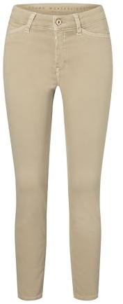 Mac - Damen 5-Pocket Jeans, Dream Summer (5492-90-0351L) | Hochelastischer Light-Denim. Straight Fit. Schmales, gerades Bein. Verkürzte Länge. Schlitz-Detail am Saum. Normale Leibhöhe.