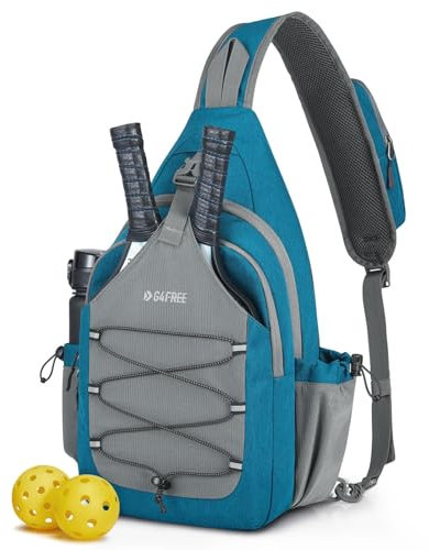 G4Free Pickleball-Tasche, Crossbody-Tasche für Herren und Damen, Pickleball-Rucksack, Pickle-Ball-Paddeltasche, Sportgeschenk