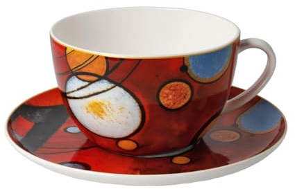 Milchkaffeetasse Wassily Kandinsky Schweres Rot - Artis Orbis