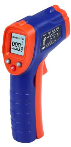 Digital Infrared Thermometer Gun Handheld Digital Cooking Thermometer Non Contact Heat Temperature Gun for Pizza Oven Meat