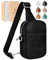 Vantamo Crossbody-Taschen für Damen: RFID-blockierende, vegane Leder-Schultertasche mit Anti-Pickpocket-Clip – trendig und kompakt, sicherer Stil für den täglichen Gebrauch mit Seelenfrieden – 3