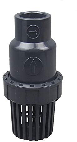 OPPUANNLQ Rohrfilter Gartenschlauchfilter ID 20 25 32 40 50 63 mm Wasserpumpe Wassereinlass-/Auslassfilter, PVC-Rückschlagventil, Aquariumarmaturen, 1 Stück(Inner Dia.63mm)