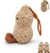 LUKIUP Poupée en peluche cacahuète de 16 cm, cadeau de Pâques, porte-clés, doudou en cacahuète, jouet en peluche d'arachide, décoration de fête, cadeau créatif amusant pour les enfants