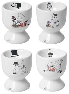 Eierbecher »Mumins« JOY, 4er-Set.