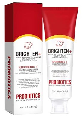 Zahnpasta Ohne Fluorid,Fluoridfreie Zahncreme Für Zahnaufhellung,Zahnpasta-Weisse-Zähne,Toothpaste Zahnpflege Für Weisse Zähne,Zähne-Aufhellen,Frischer Atem(Rot)