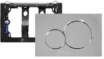 Dual Flush Actuator Plate for Concealed Cistern Compatible with Geberit Sigma01 Replacement Flush Plate 115770115