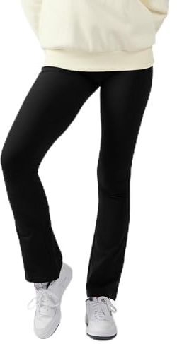 Reebok Damen Leggings Tara Small Logo Flared Leggings