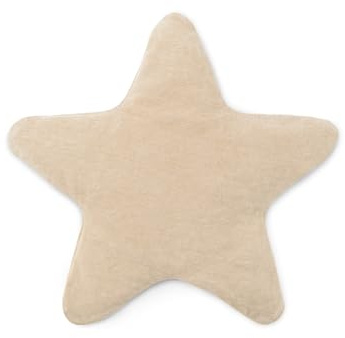Ehrenkind® Wärmekissen Stern aus 100% Bio-Baumwolle Nickistoff | Kirschkernkissen für Babys & Kinder | Natürliches Wärme- & Kühlkissen mit herausnehmbarem Inlett | Sternform Beige | Made in Europe