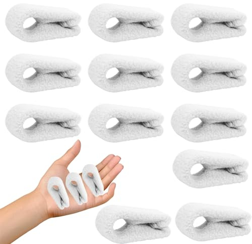 Cohentbliss 12 Stück Bettdecken Clips, Bettdeckenhalter Gegen Verrutschen, Bettdeckenclips Klein, Plüsch Bettdecken Clips, Bettwäsche Befestigungsklammer, Fixierer ohne Nadeln