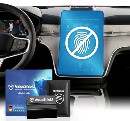 ValueShield Displayschutzfolie Matt passend für Volvo EX90 2024-2030 | Anti-Fingerabdruckfolie für 14,5 Zoll Bildschirm, Touchscreen, Radio, Navi, Multimedia, Infotainment
