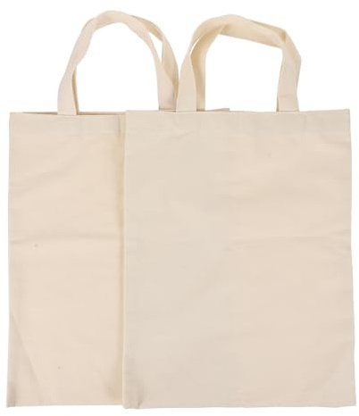 SUPVOX 2pcs Canvas Wine Carrier Bag with Handle 2 Bottle Wine Storage Pouch with Divider for Travel
