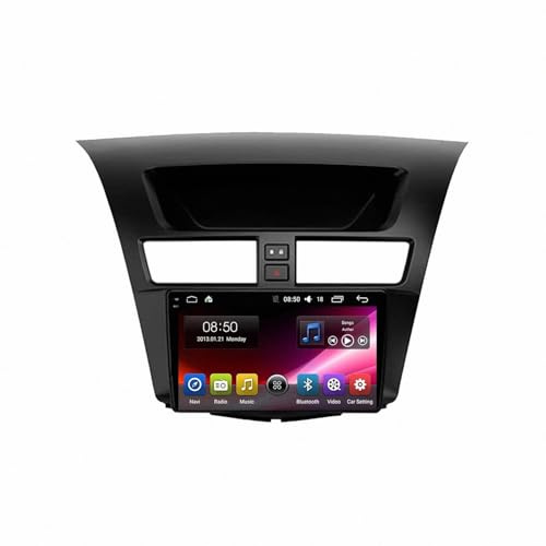 Radio de Coche 2 DIN para Renault Kaptur Captur 2016-2022 Enlace Espejo, Navegación, Siri, Aux, Bluetooth, Airplay, Lectura de Vídeo, Navegación GPS, Mirror, 8 Nuclear 6G+128G