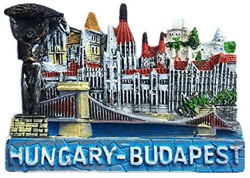 Budapest Ungarn Welt Kühlschrankmagnet 3D Harz Sammlung Reise Souvenir Tourist Geschenk Home und Küche Dekoration Kühlschrank Magnetaufkleber