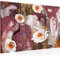Runa Art Collage Gustav Klimt Peinture Tableau Salon XXL Rose Femme 120 x 80 cm 3 Parties Decoration Murale 018531b