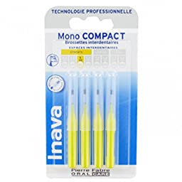 Inava Mono Compact 4 Brossettes Interdentaires - ISO2 1 mm