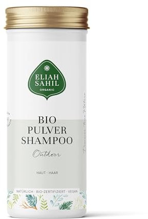 ELIAH SAHIL Bio Pulver Shampoo OUTDOOR Re-Fill Bag Nachfüllpackung 250 Gramm 100% Bio zertifizierte Naturkosmetik Haut und Haar ca. 100 Anwendungen Reiseshampoo ZERO (Green) Waste
