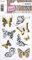 HERMA 15561 Aufkleber Schmetterlinge Gold Silber klein, 9 Stück, Tiere Sticker mit Schmetterling Butterfly Motiv, Kinder Etiketten für Fotoalbum Tagebuch Poesiealbum Scrapbooking Dekoration Briefe DIY