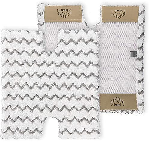 2 Pack Replacement Steam Mop Pads for Shark Lift-Away Pro Steam Pocket Mop S3973 S3973D S3973WM & Genius Steam Pocket Mop S5002Q S5003A S5003D S6001W S6001WM S6002 S6002C S6003D S600W