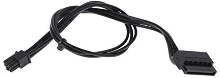 flowerPEI SSD Hard Disc Drive Power Supply Adapter Conventer Cable 4 Pin To Single SATA Interface Adapter Connectors Cord Lead Wire for Motherboard Server