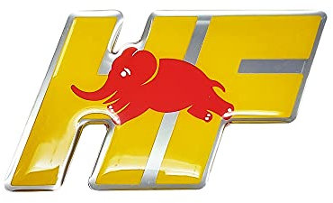 Lancia 21261 Adesivo HF 3D Ufficiale, 60 x 35 mm