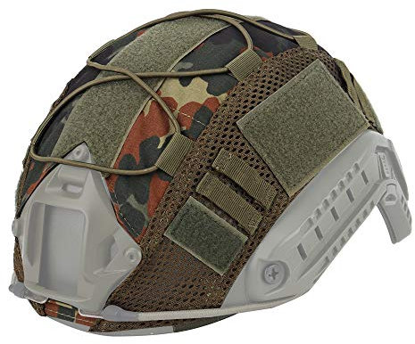 WarmHeartting Taktischer Helmüberzug Tarnung Fast Helmbezug Helm Abdeckung Airsoft Helm Zubehör